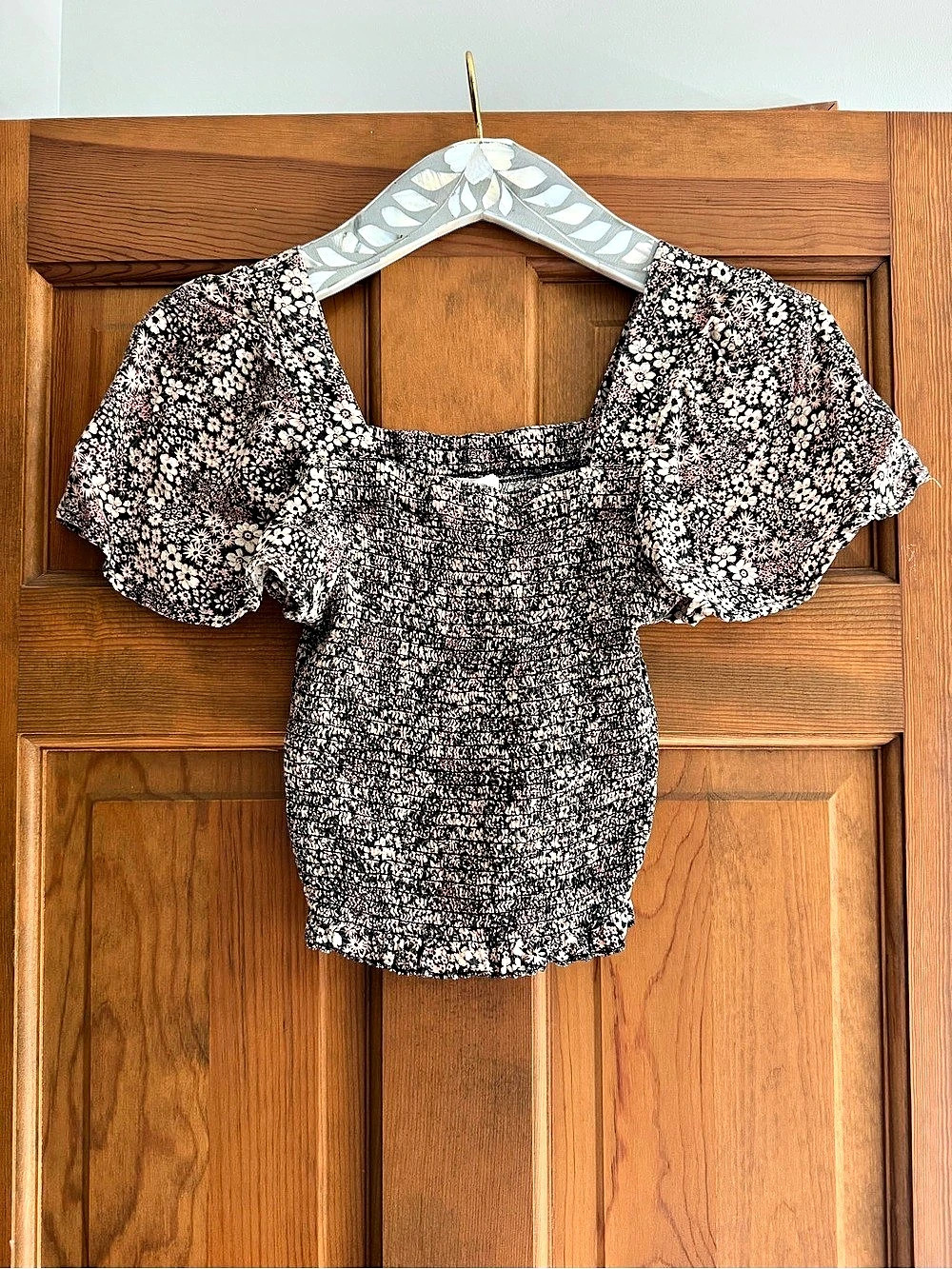 Japna Floral Puff Sleeve Blouse
